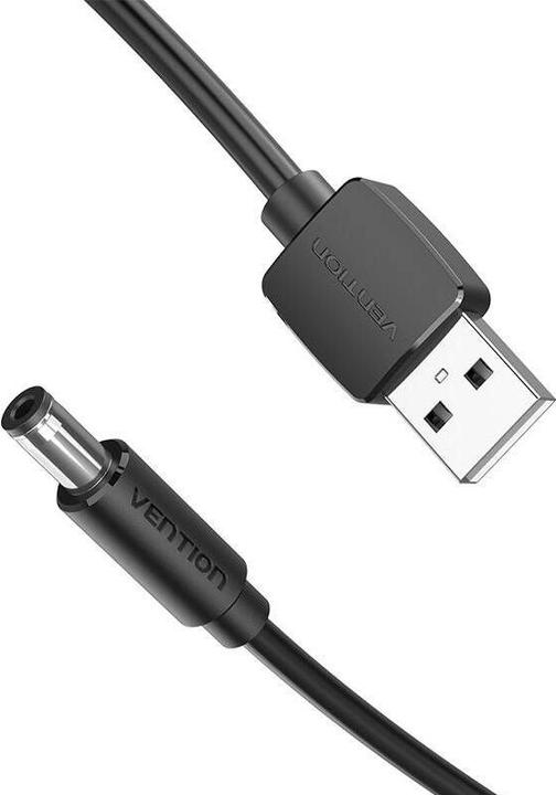 Image du produit Vention Câble d'alimentation USB vers DC 5.5mm 1m CEYBF (black) (1 m)