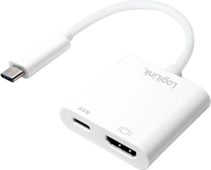 Produktbild LogiLink USB Typ-C zu (HDMI, USB Typ-C, 4.25 cm)