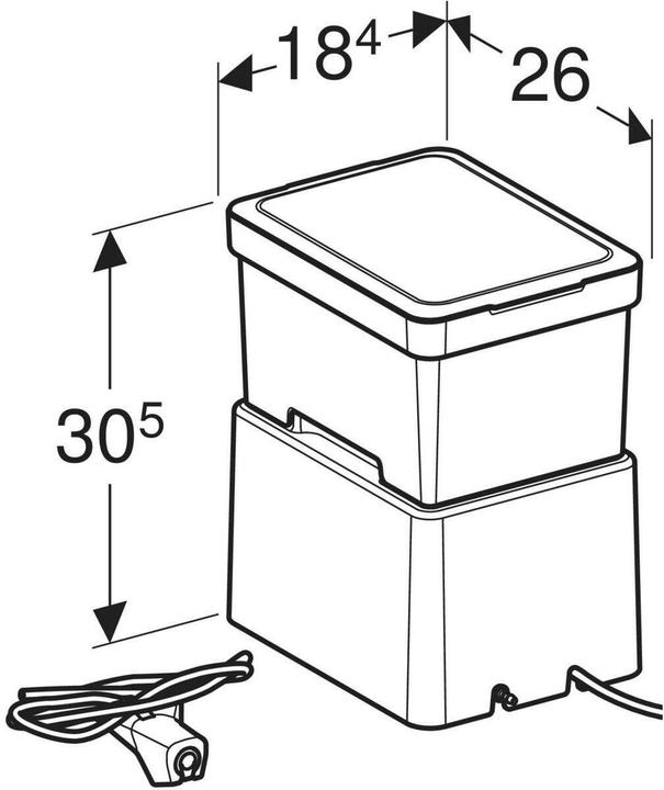 Produktbild Geberit AquaClean Cama Dusch-WC