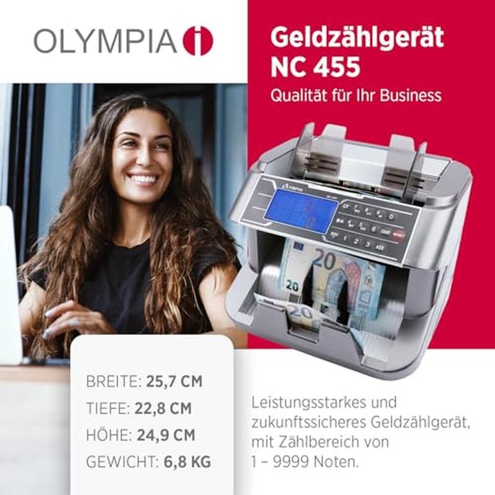Produktbild Olympia NC 455, 300 notes (Geldscheinprüfer)