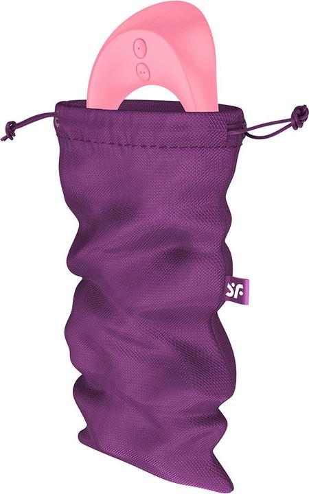 Satisfyer Treasure Bags | Soft and Washable Material | Discreet Storage, Colour:Violet, Size:M