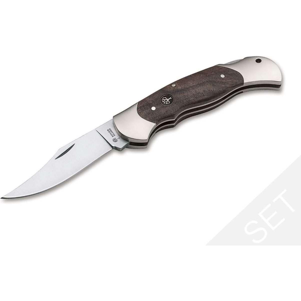 Böker, Mehrzweckmesser, Optima Walnuss Set II (9 cm)