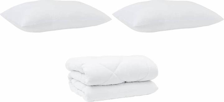 Produktbild vidaXL Mikrofaser-Bettdecke (4840 g, 200 x 200 cm, 60 x 80 cm, Daune, Mikrofaser, Polyester)