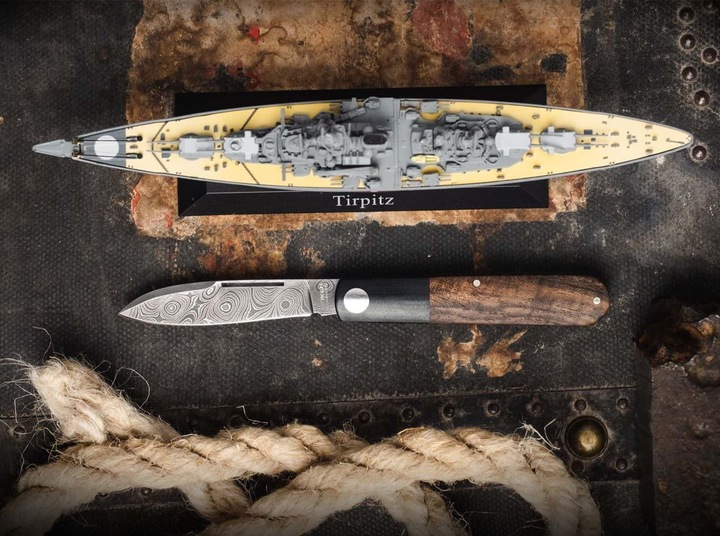 Produktbild Böker Barlow Prime Tirpitz-Damast (6.90 cm)