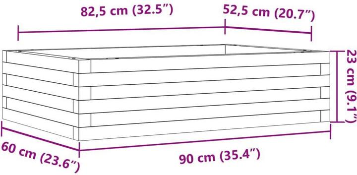 Produktbild vidaXL Pflanzgefäss