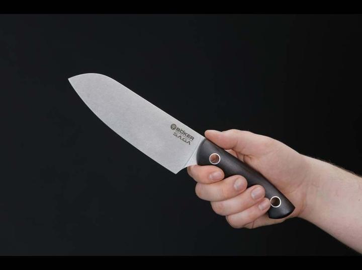 Actual product image Böker Saga Grenadilla Santoku (28.70 cm)