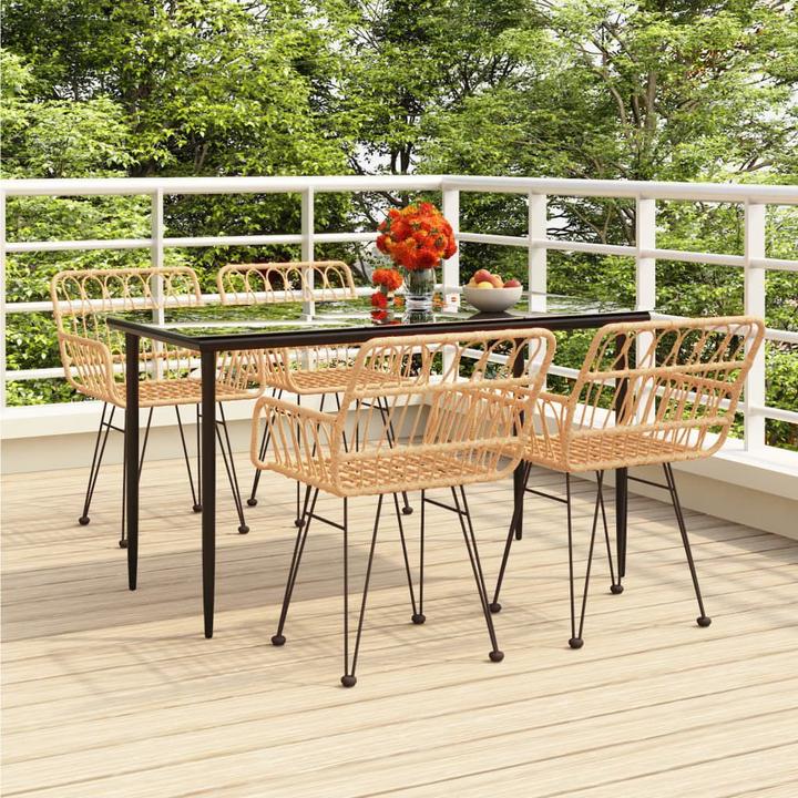 Produktbild vidaXL Garten Essgruppe (140 x 70 x 74 cm)
