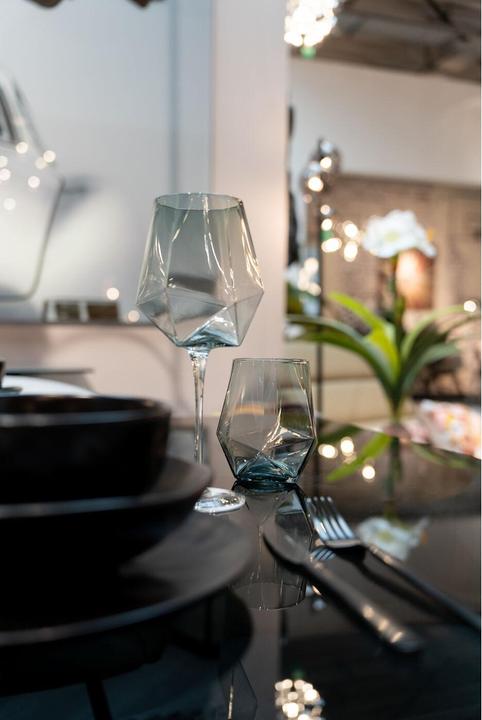 Actual product image Kare Design Wine Glass Diamond Smoke (66 cl, 1 Glass, Wine glasses set)