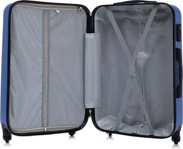 Produktbild Vedia Travel Expedition Kofferset «Locarno» mit TSA-Schloss hellblau