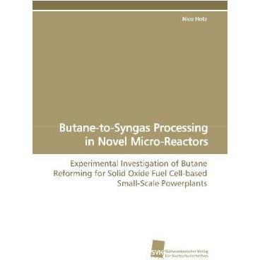 Butane-to-Syngas Processing in Novel Micro-Reactors, Fachbücher von Nico Hotz