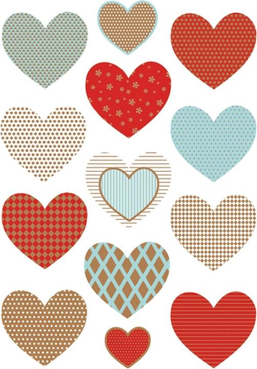 Produktbild HERMA Sticker Herzen (13 Sticker)