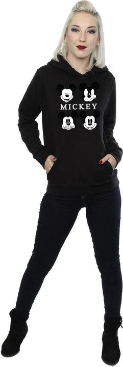 Immagine prodotto Disney Felpa con cappuccio Mickey Mouse Quattro Teste Donna/Ladies (L)