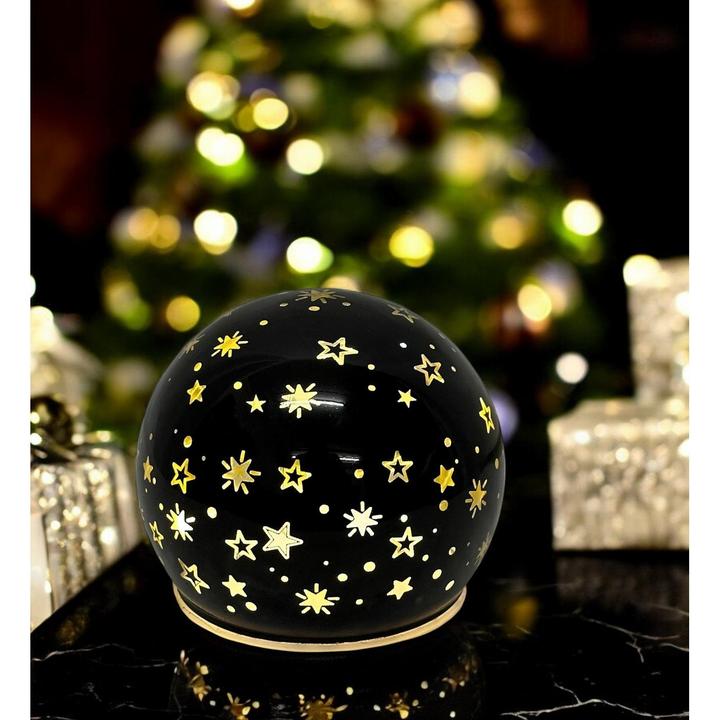 Produktbild GuGus LED Glas Kugel schwarz