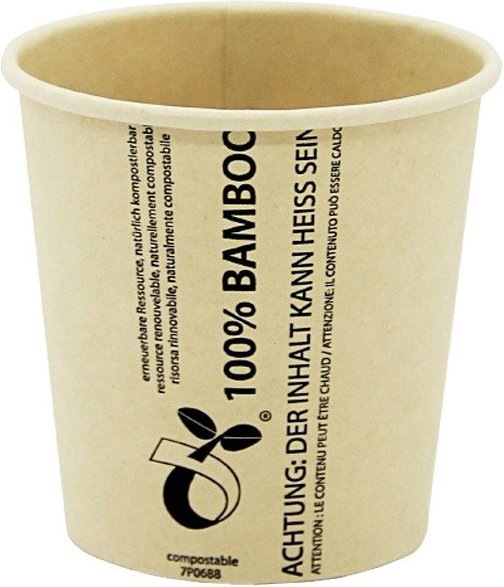 Produktbild Bio Kaffeebecher aus Bambus 100ml (50 x)