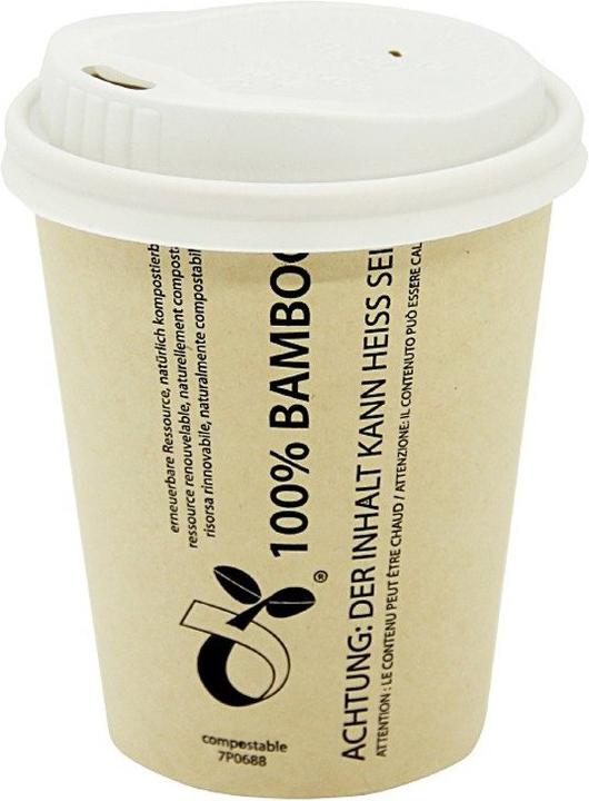 Produktbild No Name Bio Kaffeebecher aus Bambus 300ml (50 x)