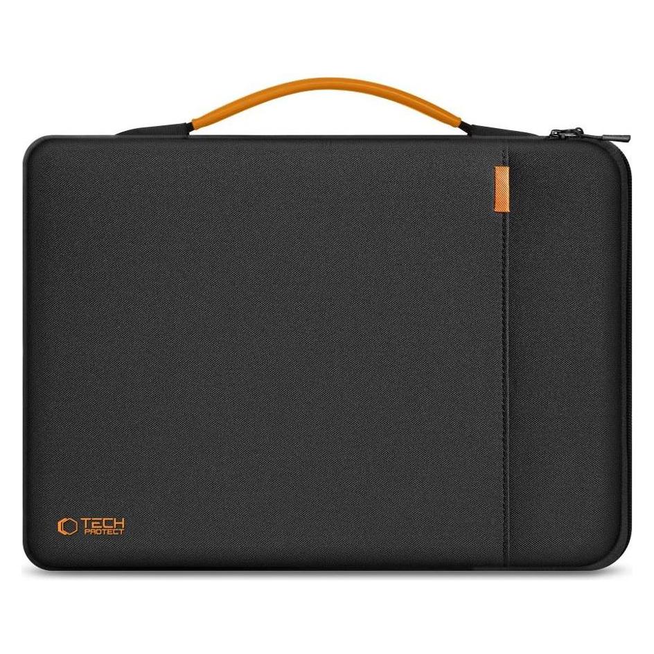 Tech-Protect Defender Rs Laptoptasche 13-14 - Schwarz (14"), Notebooktasche, Schwarz