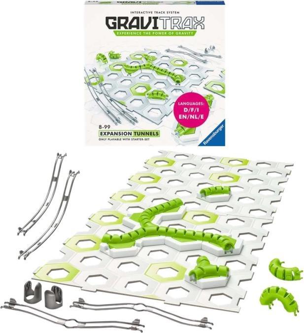 Produktbild Ravensburger GraviTrax Tunnels Expansion interaktive Kugelbahnsysteme - grenzenloser BAU