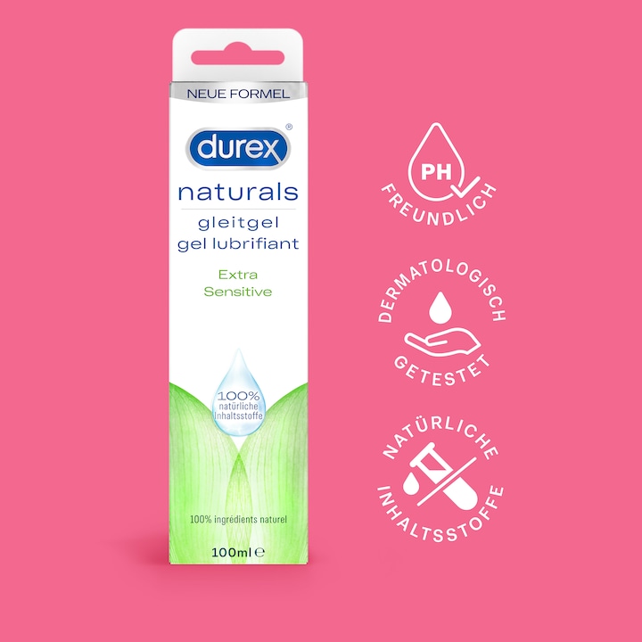 Actual product image Durex Naturals (100 ml)