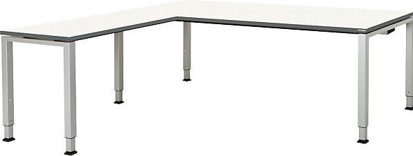 Actual product image Mauser Desk, linked, base form square/rectangular tube