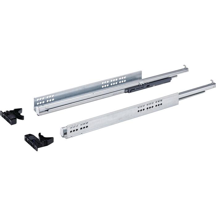 Hettich, Guide per cassetti, Guida a estrazione totale Quadro V6 Silent System 550 mm zincato 2 pezzi