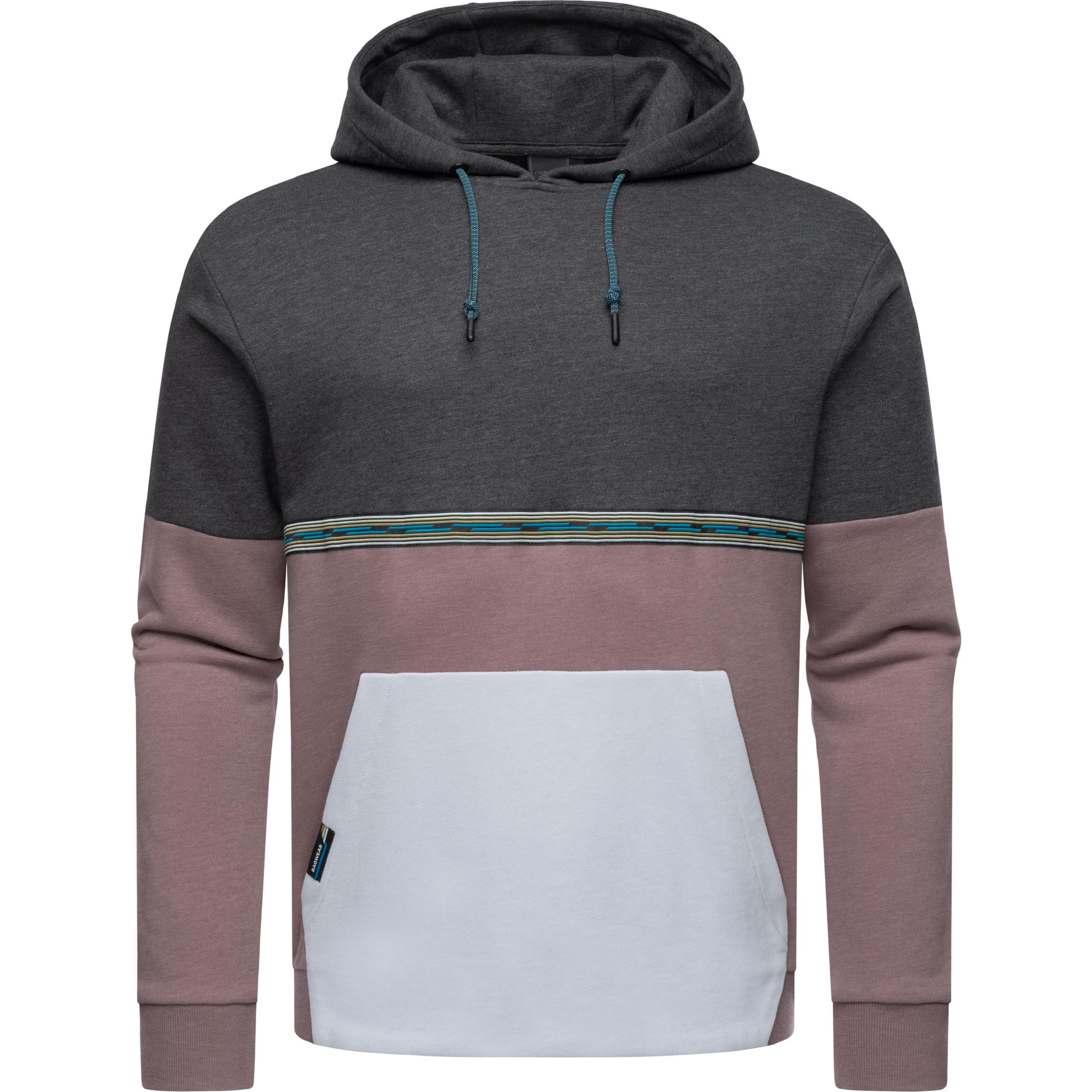 Ragwear, Herren, Pullover, Blocky Hoody, Schwarz, (3XL)