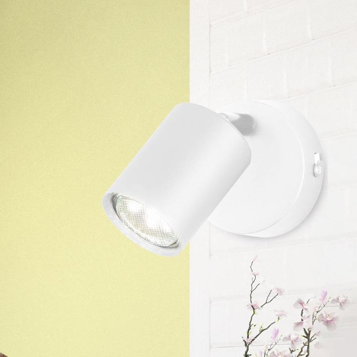 Actual product image Fischer & Honsel Honsel Vano LED wall light GU10 warm white sand white 30448
