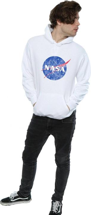Actual product image Nasa Mens Insignia Cotton Logo Hoodie (L)