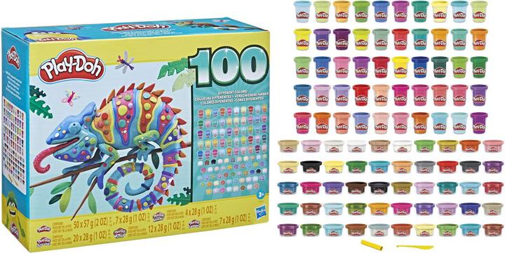 Image du produit Play-Doh Wow 100 Compound Variety Pack, 100 pots