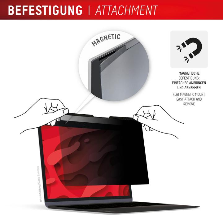 Produktbild Displex Privacy Safe, Laptop Blickschutzfilter (15.12", 3 : 2)