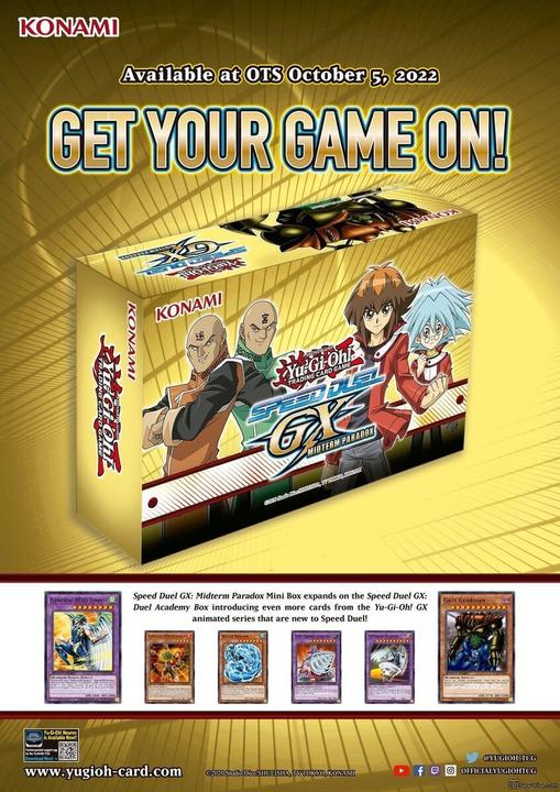 Productafbeelding Yu-Gi-Oh Speed Duel GX - Midterm Paradox Mini Box (Duits, Booster Pack)