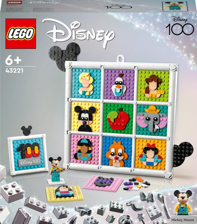Actual product image LEGO 100 years of Disney cartoon icons (43221, LEGO Disney)