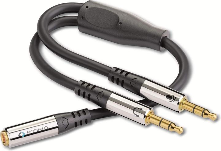 Image du produit Sonero 2x 3,5mm - 3,5mm (0.25 m, Jack 3,5 mm (AUX))