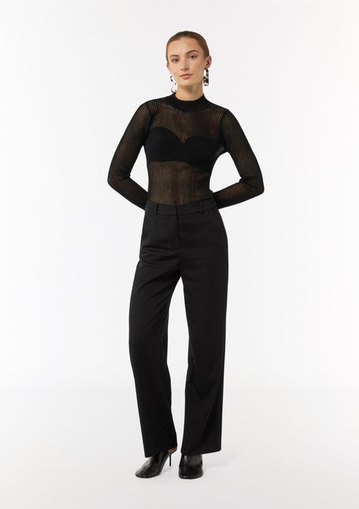 Actual product image Comma Strickpullover Strickpullover mit Rippstruktur (44)