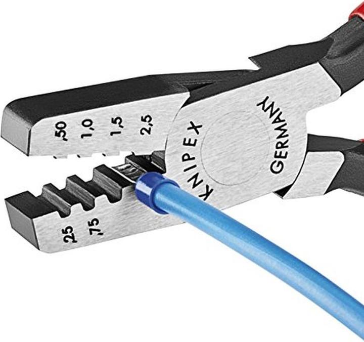 Image du produit Knipex Pince à sertir pour embouts de câble (145 mm)