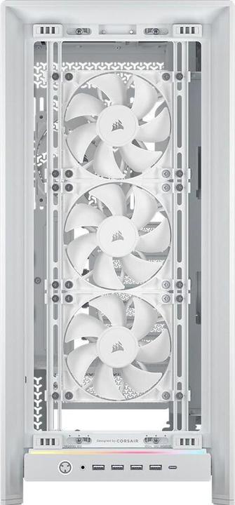 Produktbild Corsair FRAME 5000D RS WHITE MID CASE (Mini-ITX, ATX, mATX)