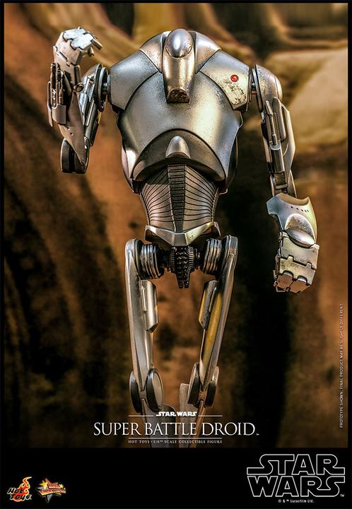 Actual product image Hot Toys Star Wars: Episode II figurine 1/6 Super Battle Droid 32 cm