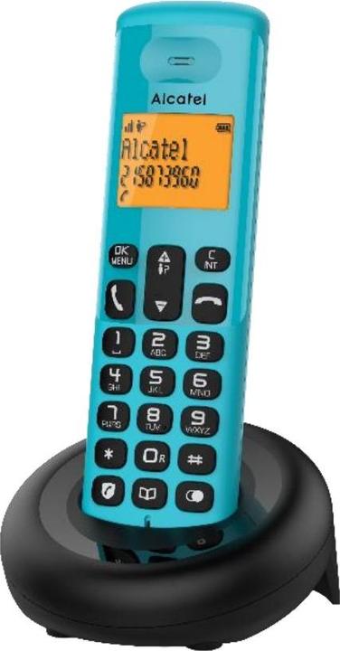 Alcatel E160 Blaues schnurloses DECT-Telefon mit
