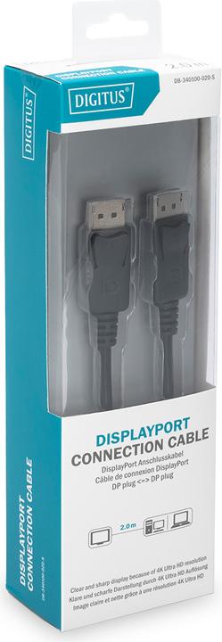 Produktbild Digitus DisplayPort — DisplayPort (3 m, DisplayPort, 1.2)