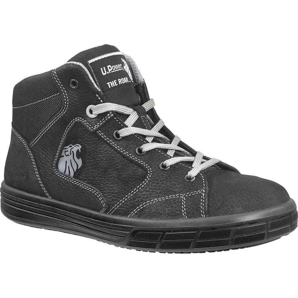 U-Power, Sicherheitsschuhe, Sicherheitsstiefel Lion Grösse 43 schwarz S3 SRC EN ISO 20345 Leder (S3, 43)