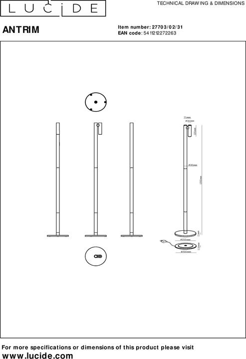 Produktbild Lucide Antrim