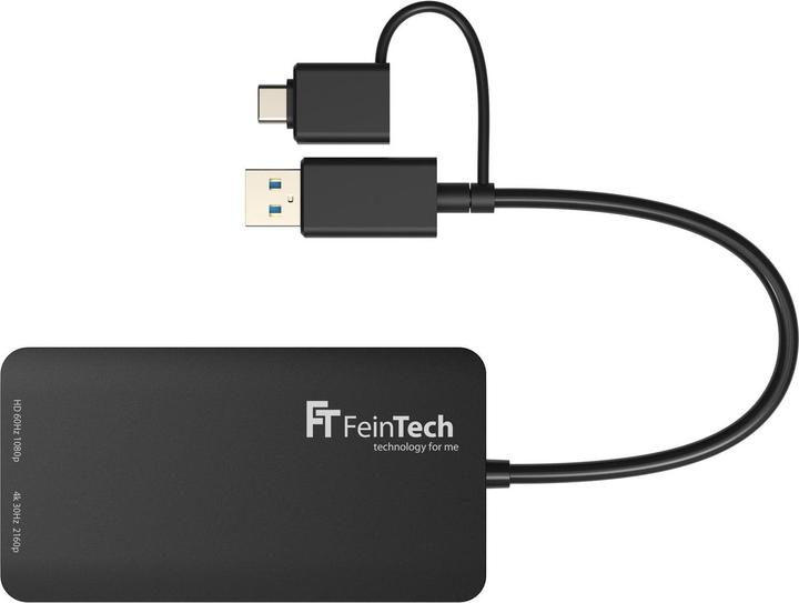 Produktbild FeinTech CX200 USB HDMI Adapter 2 Displays (USB-A, USB-C)