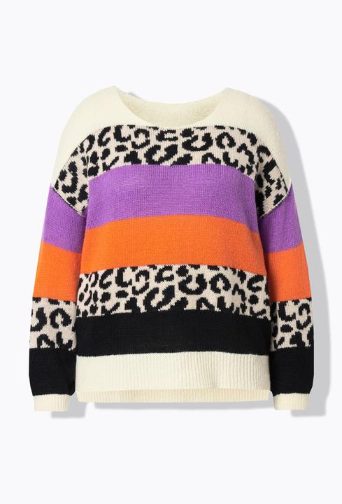 Produktbild Angel of Style Pullover, oversized, Blockstreifen, Langarm (60)