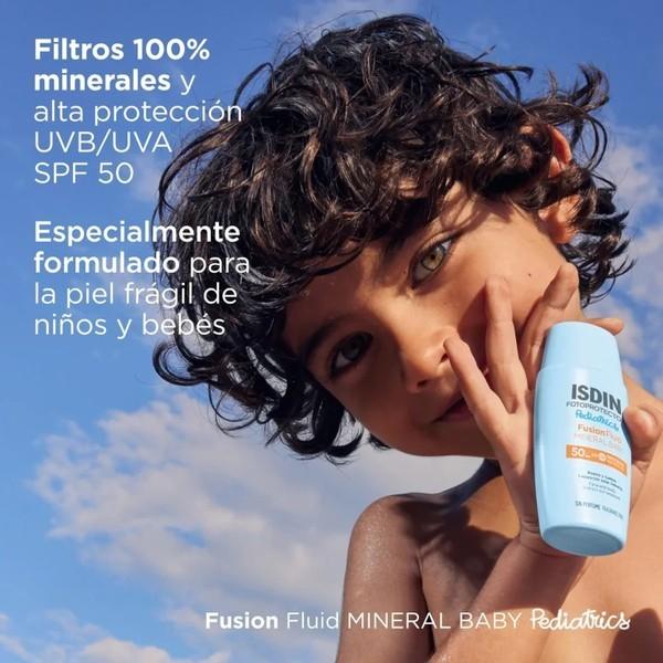 Produktbild Isdin Mineral Baby Fusion Fluid SPF50 (Sonnencreme, SPF 50+, 50 ml)
