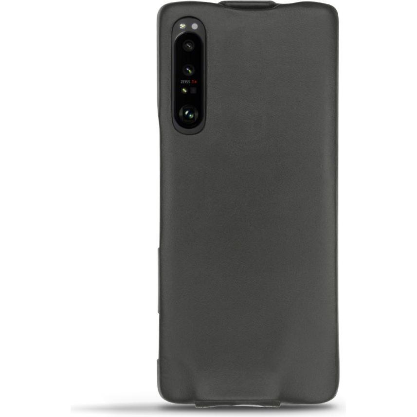Thumbnail - Noreve Lederschutzhülle vertikal (Sony Xperia 1 III), Smartphone Hülle, Schwarz
