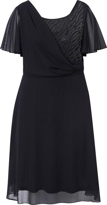 Produktbild Ulla Popken Midi-Abendkleid, Chiffon, Drapierung (56)