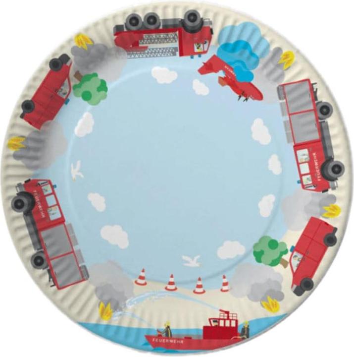 Image du produit DH-Konzept Assiette de fête Pompiers.