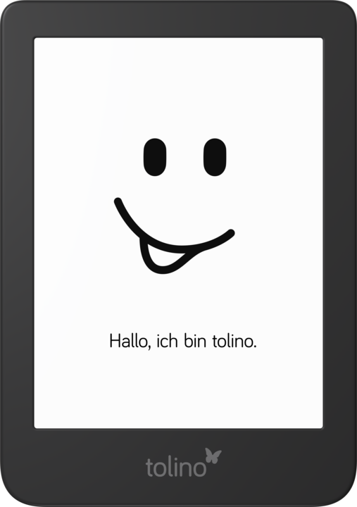 Actual product image tolino shine 4 (6", 16 GB, Blue, Black)