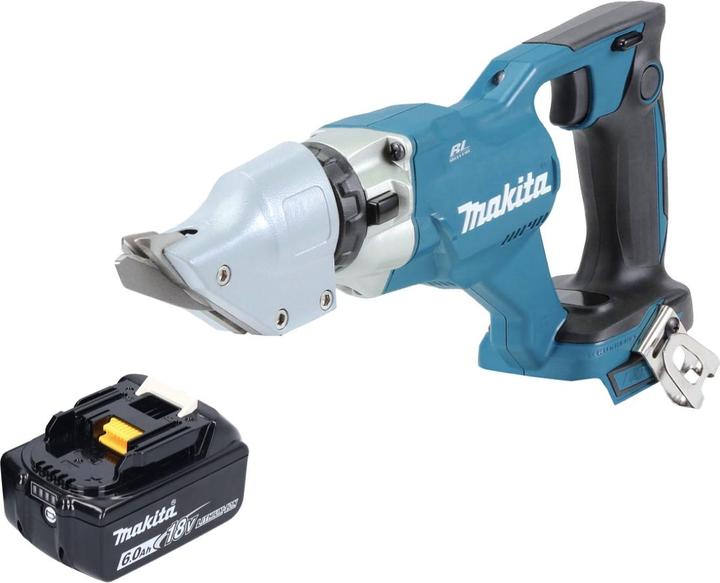 Produktbild Makita DJS 200 G1 Akku Blechschere 18 V 2,0 mm Brushless + 1x Akku 6,0 Ah - ohne Ladegerät
