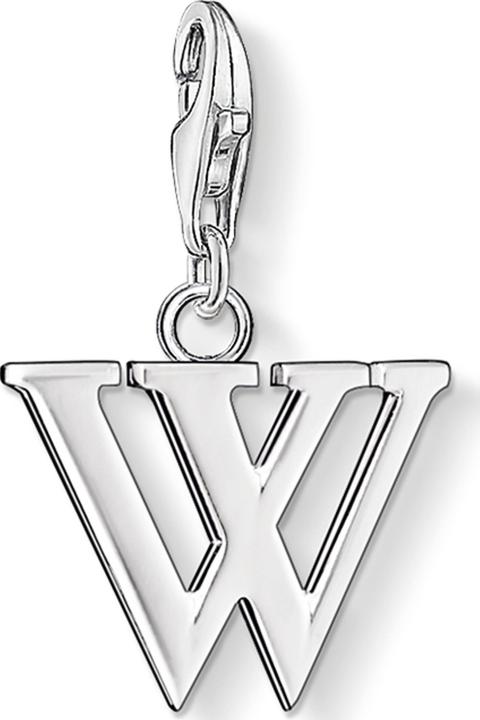 Thomas Sabo Ciondolo Charm Lettera W (Argento)