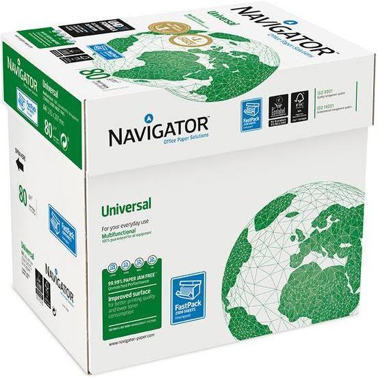 Thumbnail - 4x Navigator, Kopierpapier, Universal (80 g/m², 500 x, A3)